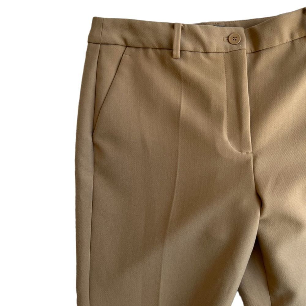 Talbots Raleigh muted acorn Straight leg  Light brown Tan pants trousers  sz 10 - Picture 6 of 11